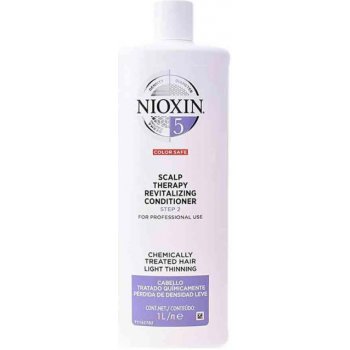 Nioxin System 5 lehký kondicionér pro mírné řídnutí normálních až silných přírodních i chemicky ošetřených vlasů Scalp Revitaliser Conditioner Medium to Coarse Hair Normal to Thin-Looking 1000 ml