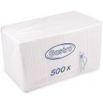 Gastro ubrousky papírové 1V 500ks bílé 33x33cm – Zboží Dáma