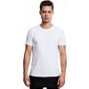 Pánské Tričko Urban Classics pánské prodloužené triko s koženkovým spodním dílem a zipem bílá černá