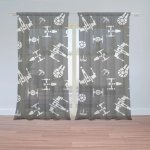 Sablio Záclony Star Wars Vesmírné lodě Pattern: 2ks 150x250cm – Hledejceny.cz