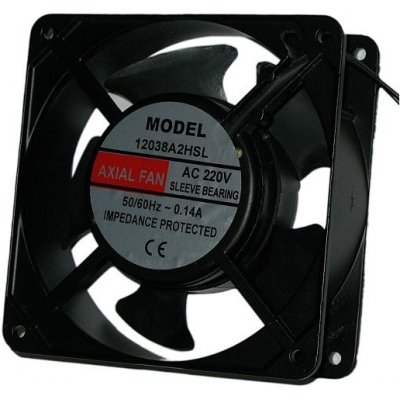 Ventilátor XtendLan SFAN1 Ventilátor, pro nástěnné rozvaděče, 120 mm, černý SFAN1 – Zboží Živě
