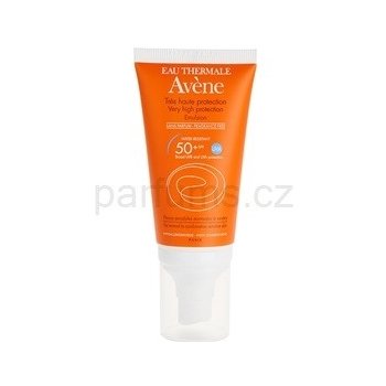 Avène Sun Sensitive krém na opalování bez parfemace SPF50+ 50 ml