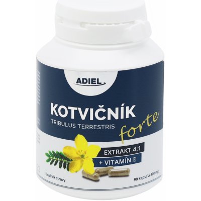 Adiel Kotvičník zemní Forte s vitamínem E 90 kapslí – Hledejceny.cz