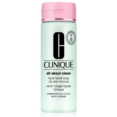 Clinique Liquid Facial Soap Oily Skin Formular tekuté mýdlo na obličej pro mastnou pleť 200 ml – Zboží Mobilmania