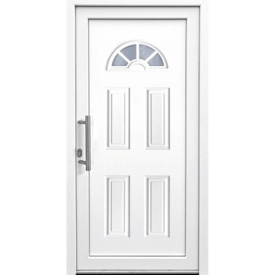 Panto Plastové vchodové dveře K001, bílá, 110 x 210 cm, L – Sleviste.cz