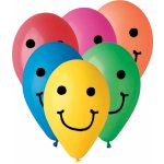 GEMAR Balónek nafukovací 26cm Pastelový potisk SMILE různé barvy – Hledejceny.cz