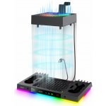 iPega XBX024S Multifunkční Nabíjecí RGB Stojan s Chlazením pro Xbox – Zboží Živě