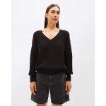 Armedangels Ranaa Crochet Lino 105 black – Zboží Dáma