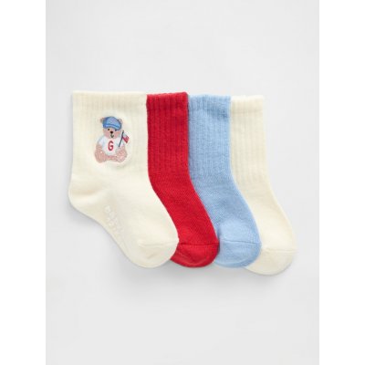 GAP Baby ponožky Brannan Bear Americana 4 páry – Sleviste.cz