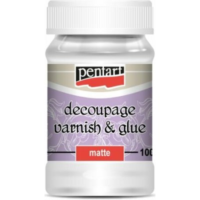 Pentart Lepidlový lak na decoupage matný 100 ml – Zboží Dáma