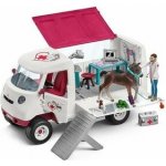 Schleich 72147 Mobilní veterinářská klinika s hříbětem a velkou stáj pro koně EDICE – Zboží Mobilmania