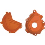 POLISPORT sada krytu alternátoru, spojky a vodního čerpadla KTM SX-F/XC-F 250/350 16-22; HUSQVARNA FC 250/350 16-22 barva oranžová (8461400002+8460400002+8485200002) | Zboží Auto