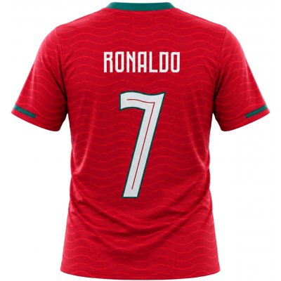 Sport Dres Ronaldo 7 Portugalsko červený – Zboží Dáma