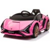 Elektrické vozítko Eljet dětské elektrické auto Lamborghini Sian růžová