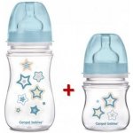 Canpol babies Antikoliková láhev se širokým hrdlem Newborn baby Modrá 240ml – Hledejceny.cz