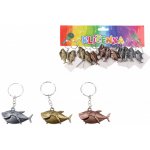 Přívěsek na klíče Wiky žralok kov 3 barvy šedá – Zboží Dáma