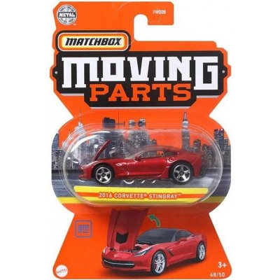 Matchbox Moving Parts 2016 Corvette Stingray Red – Sleviste.cz