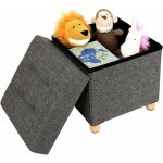 Songmics Taburet Rothike tmavě šedý – Zboží Dáma