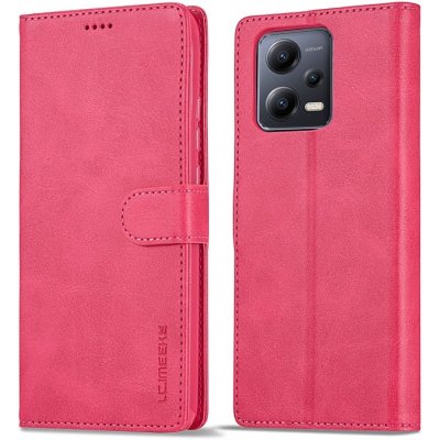 Pouzdro IMEEKE Peněženkové Xiaomi Redmi Note 12 5G / Poco X5 5G růžové – Zboží Mobilmania