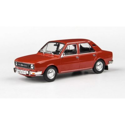 Abrex Škoda 105L 1977 Červená Paprika 1:43 – Zboží Mobilmania