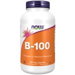 Now Foods NOW Vitamin B-100 Complex 100 rostlinných kapslí – Hledejceny.cz