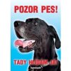Autovýbava Grel Tabulka pozor pes německá doga