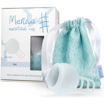 Merula Cup menstruační kalíšek pro ženy s nízkým čípkem Ice