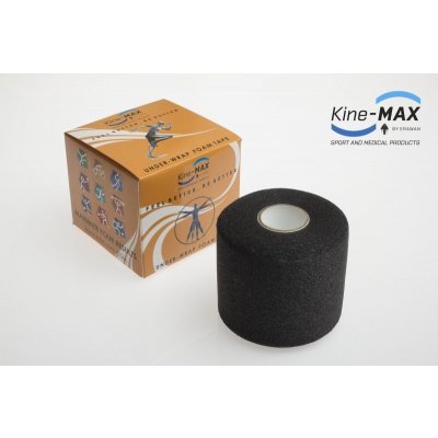 Kine-Max Under Wrap Foam podtejpovací páska černá 7cm x 27m