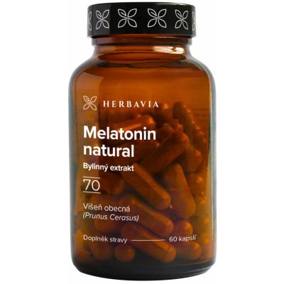 Herbavia.cz Melatonin natural přírodní produkt 60 kapslí