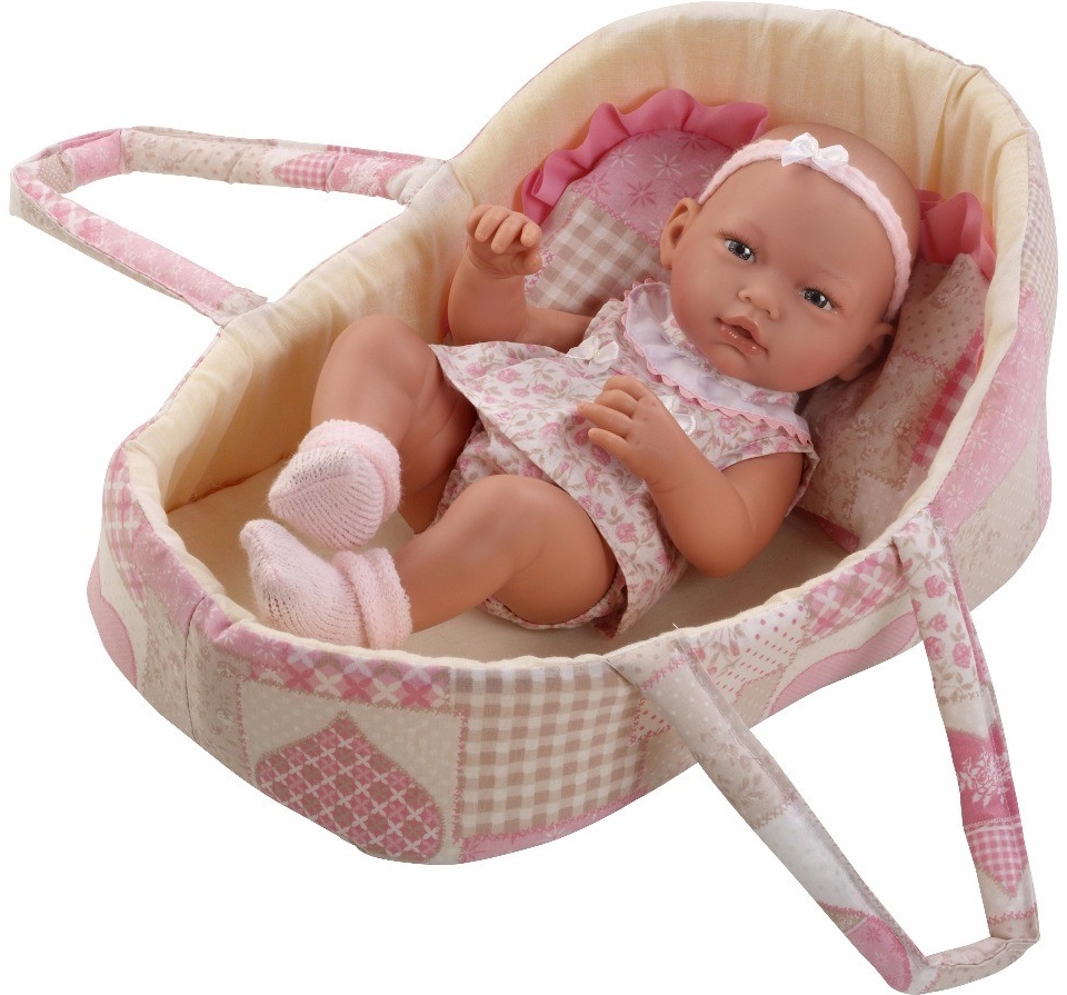 Guca Realistické miminko holčička Zdenička v tašce
