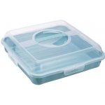 Keeper Podnos s víkem 34,5x34,5x10,5 cm modrá – Zboží Dáma Keeper Podnos s víkem 34,5x34,5x10,5 cm modrá – Zboží Dáma