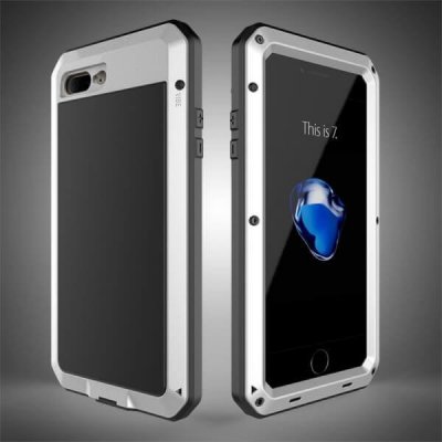 Pouzdro SES EXTRÉMNĚ odolné hliníkovo-silikonový Apple iPhone SE 2022 - stříbrné – Zboží Mobilmania