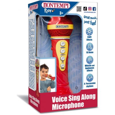 Karaoke mikrofon se světelnými efekty – Hledejceny.cz