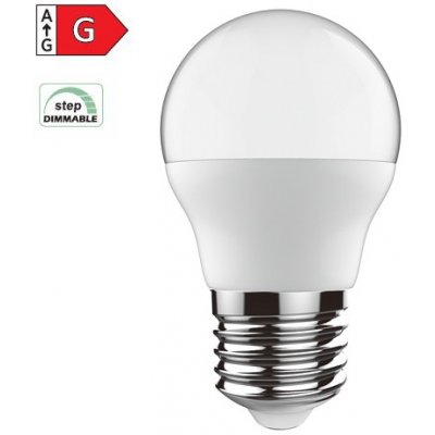 Diolamp SMD LED žárovka matná Ball G45 7W/230V/E27/6000K/570Lm/230°/Step Dim – Hledejceny.cz
