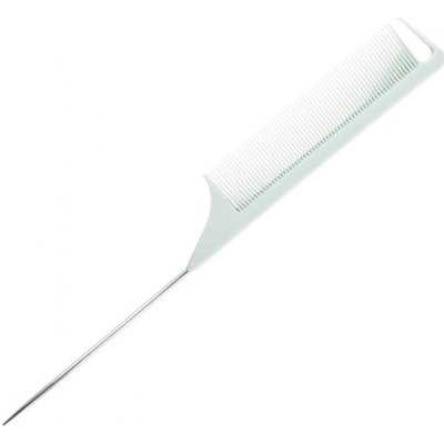 eBraid tupírovací hřeben z uhlíkového kovu s ocelovou jehlicí White – Zboží Dáma