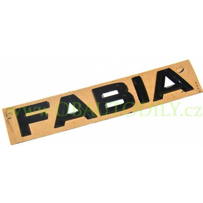 FABIA II facelift, FABIA III, IV ZADNÍ NÁPIS FABIA 6V0853687B 041 – Zboží Mobilmania