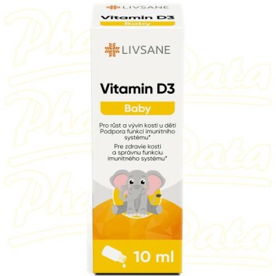Livsane Vitamin D3 Baby kapky 10 ml – Hledejceny.cz