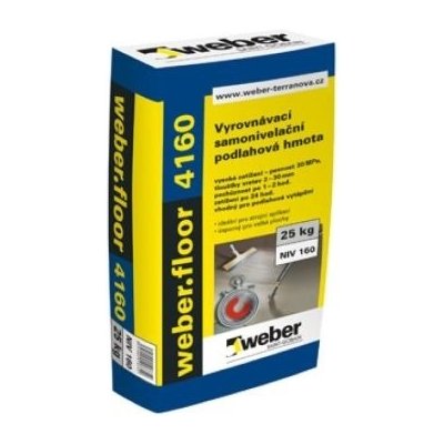Hmota samonivelizační weber floor 4150 – 25 kg – HobbyKompas.cz