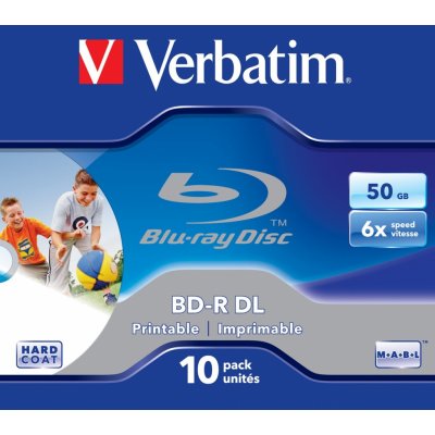 Verbatim BD-R DL 50GB 6x, spindle, 10ks (43746) – Hledejceny.cz