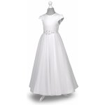 Dívčí šaty s tylem Tosia BZ 091 bílé – Zbozi.Blesk.cz