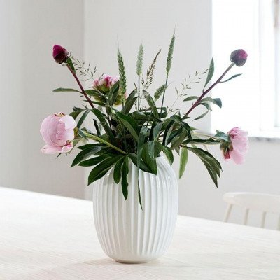 Váza Hammershoi White 21 cm Kähler – Zboží Dáma