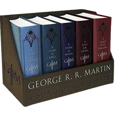 George R. R. Martin - Game of Thrones - komplet 5 knih - anglicky – Zboží Mobilmania