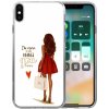 Pouzdro a kryt na mobilní telefon Apple PROTEMIO 23286 MY ART obal Apple iPhone X / XS RED DRESS (137)