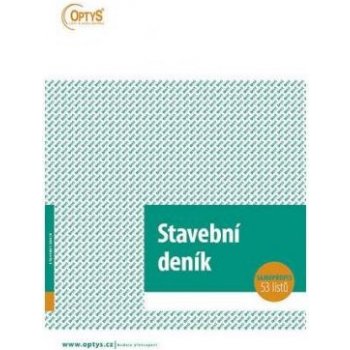 Optys 1268 Stavební deník A4 samopropisovací