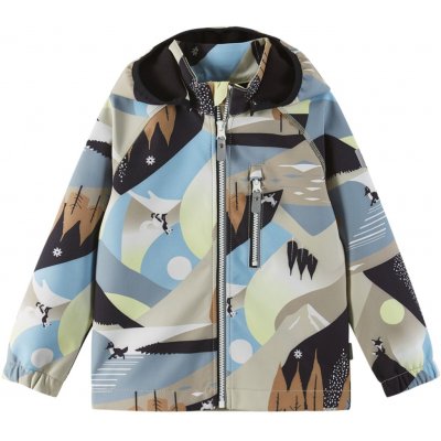 Reima Dětská softshellová bunda Vantti Earthy Beige – Zboží Mobilmania