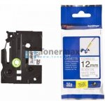 Brother TZe-FX231, 12 mm, flexibilní bílá páska / černý tisk originální – Sleviste.cz