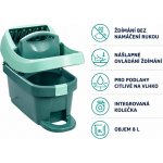 Leifheit Profi 55076 Vědro s nášlapným ždímáním a s integrovanými kolečky 8 l – Hledejceny.cz