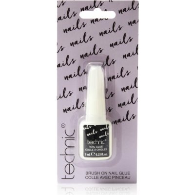 Technic Cosmetics Brush On Nail Glue lepidlo na nehty 7 ml – Zboží Dáma