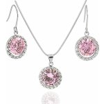 Foxette Souprava šperků CHO Pink Zirconia JF_0170 – Sleviste.cz