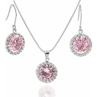 Foxette Souprava šperků CHO Pink Zirconia JF_0170 – Sleviste.cz